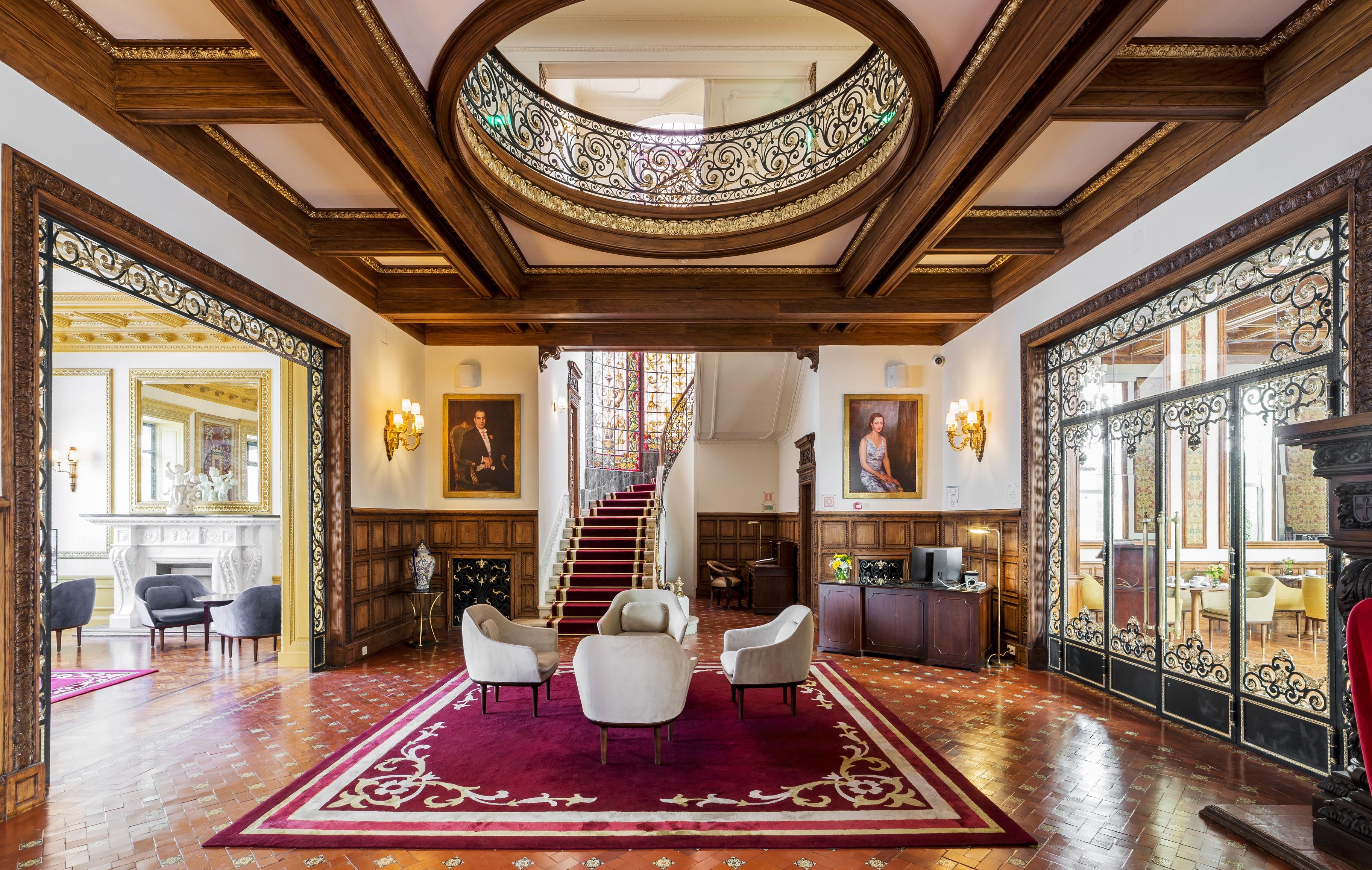 Hospes Infante Sagres Porto - Small Luxury Hotels Of The World מראה חיצוני תמונה The lobby of the hotel