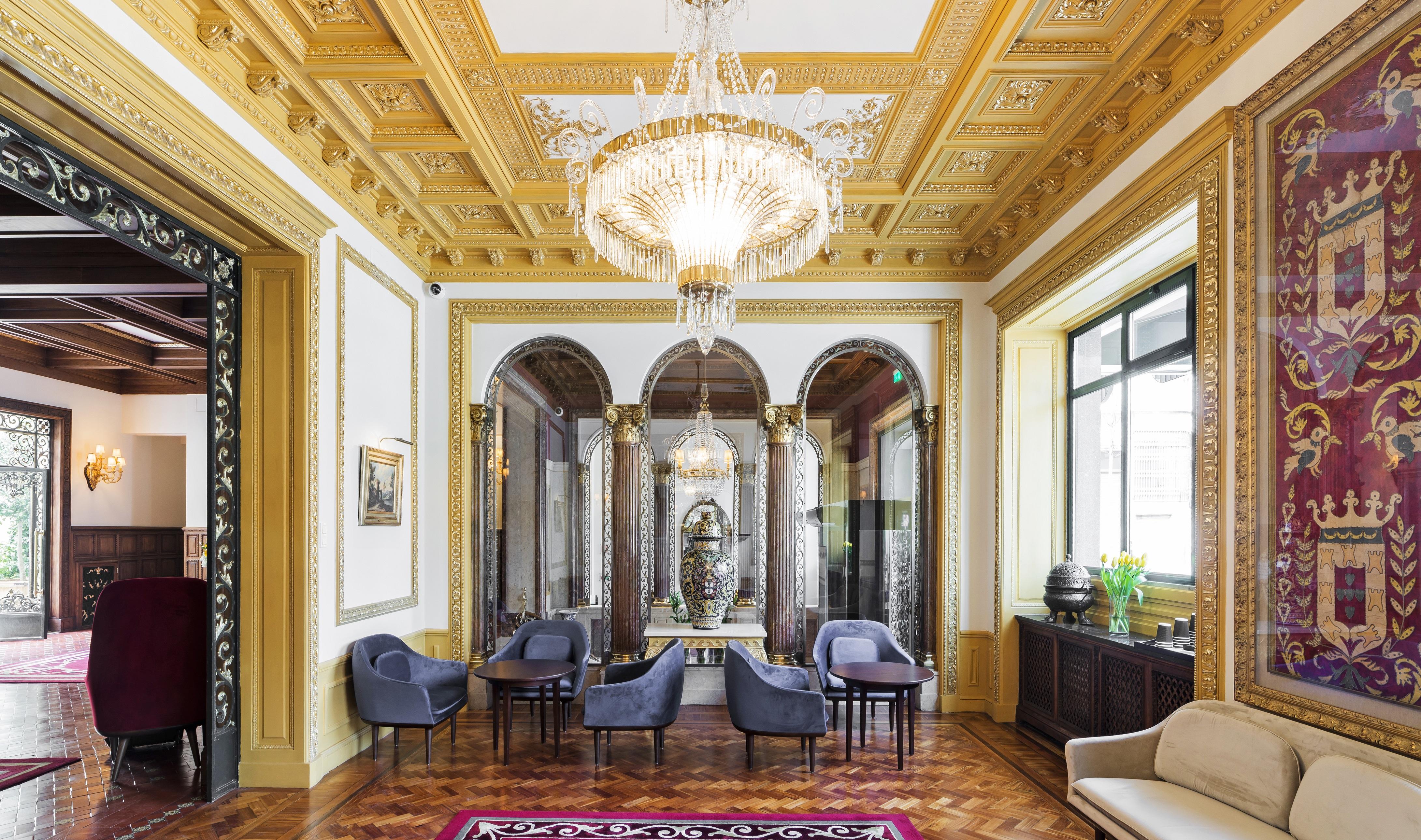 Hospes Infante Sagres Porto - Small Luxury Hotels Of The World מראה חיצוני תמונה The lobby of the hotel