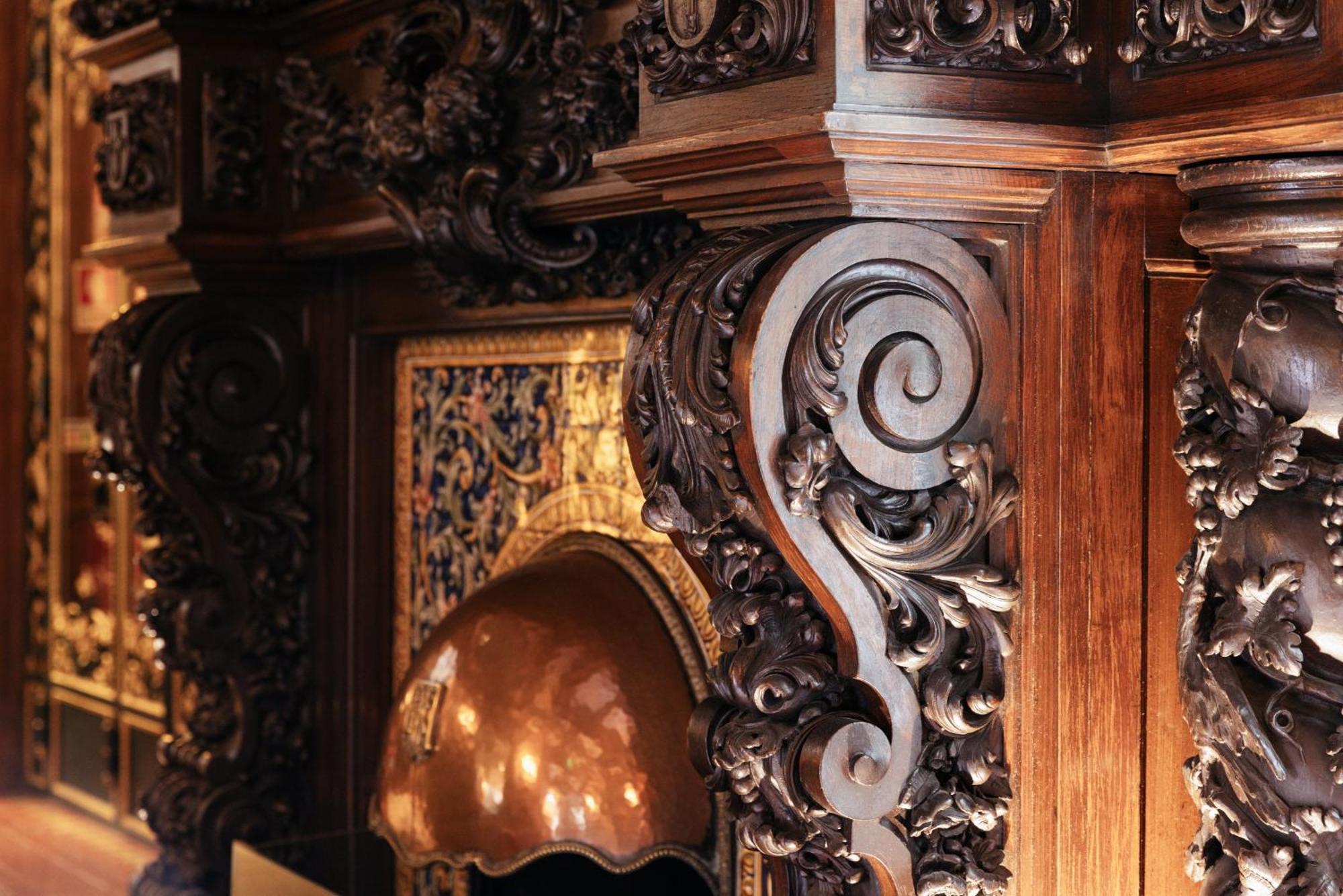 Hospes Infante Sagres Porto - Small Luxury Hotels Of The World מראה חיצוני תמונה Detail of the organ